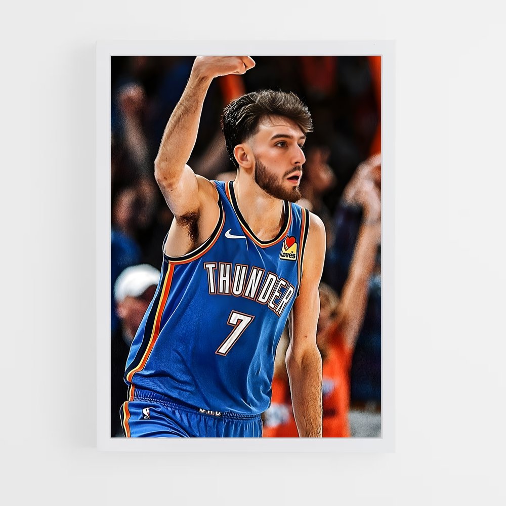 Poster Thunder Rising – affiche Basketball (vue 3)